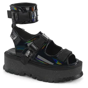 2 Inch Platform SLACKER-15B Black Holo