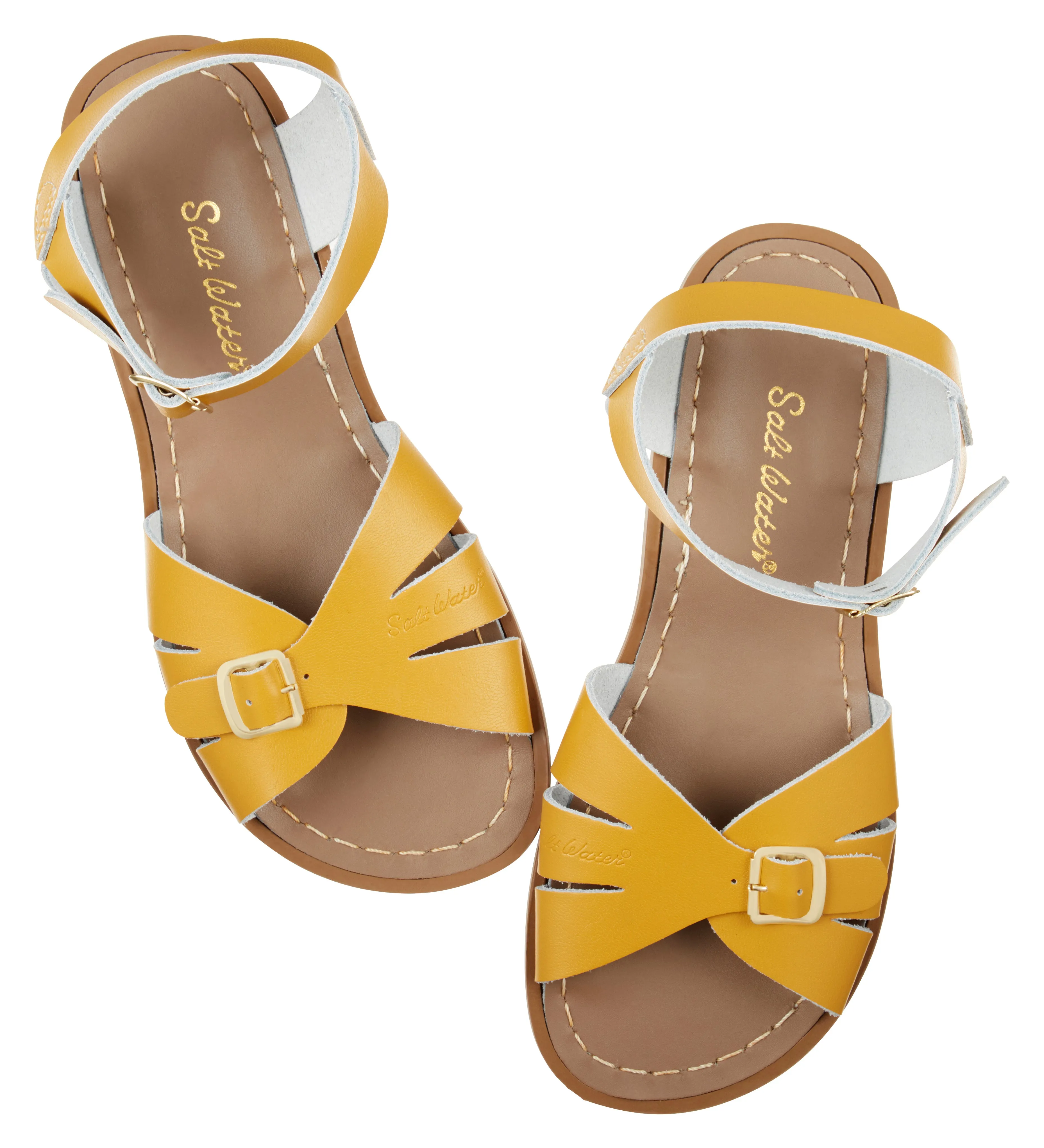 (915) Salt-Water Sandal Classic - MUSTARD (adult)