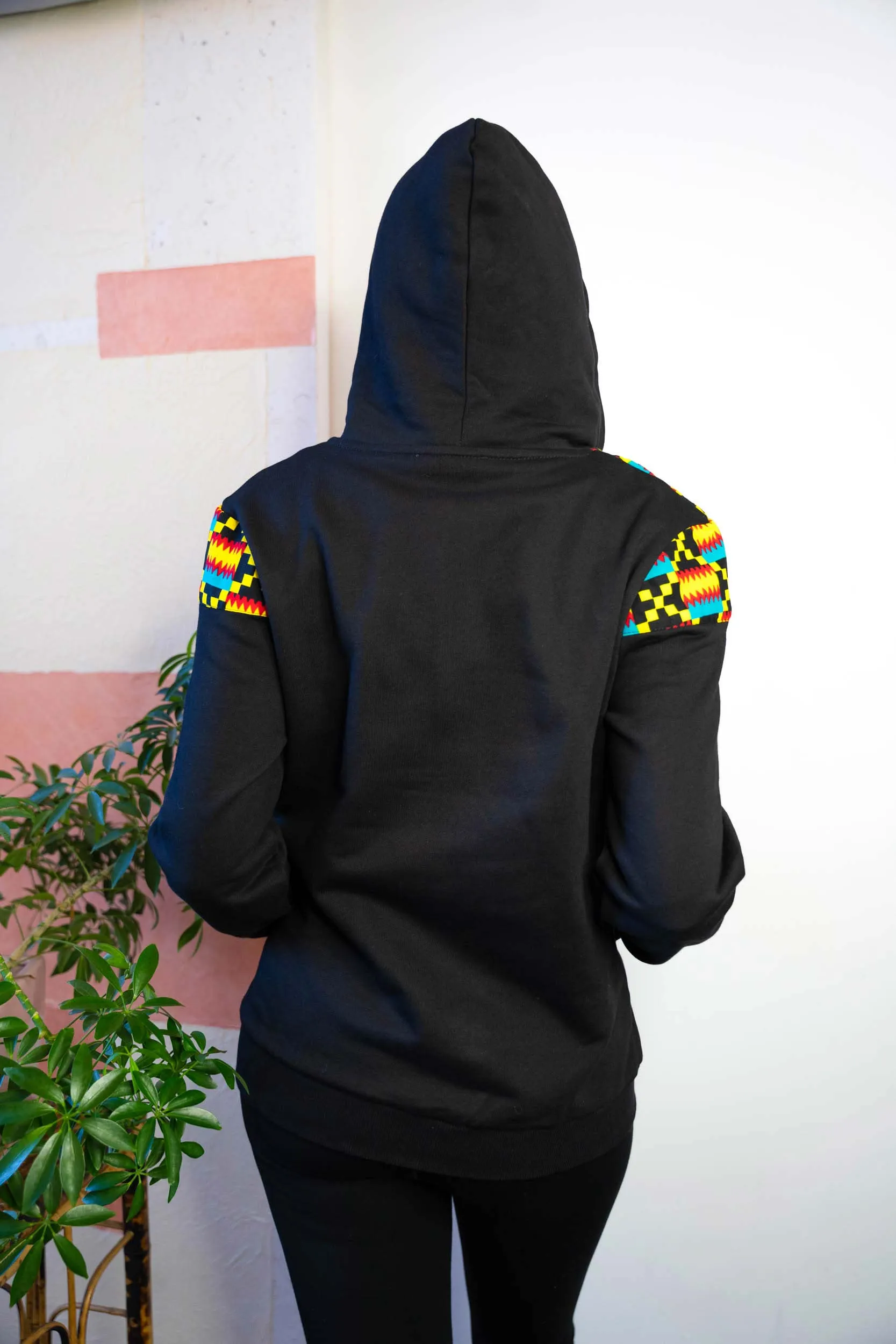 AJEY AFRICAN PRINT UNISEX ADULTS’ ZIP-UP SWEATSHIRT