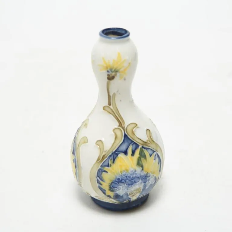 Art Nouveau Diminutive Porcelain Gourd-Shaped Vase