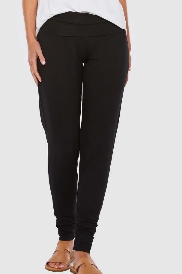 Bamboo Slouch Pant  - Black