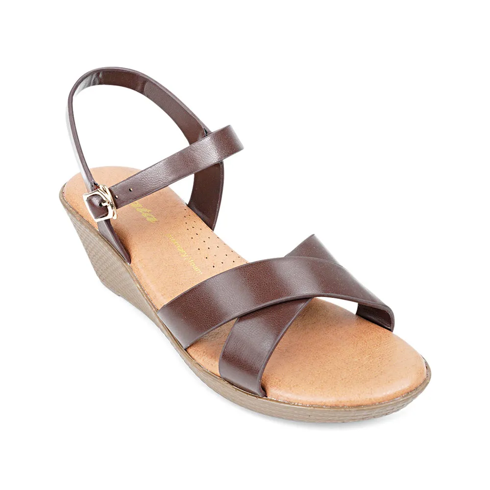 Bata VIOLET Slingback Wedge-Heel Sandal for Women