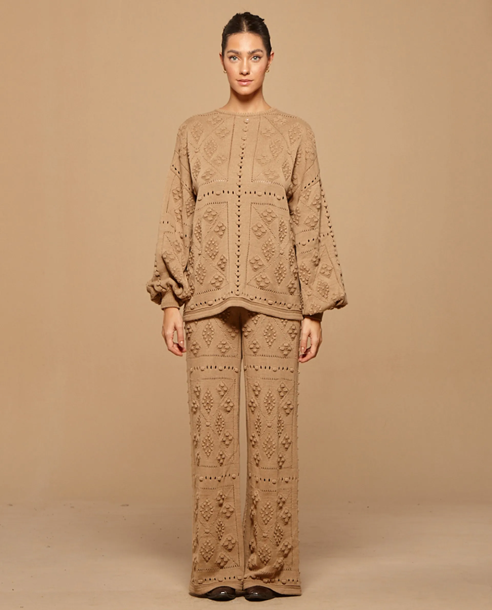 Beige Bacha Nostalgic Pants