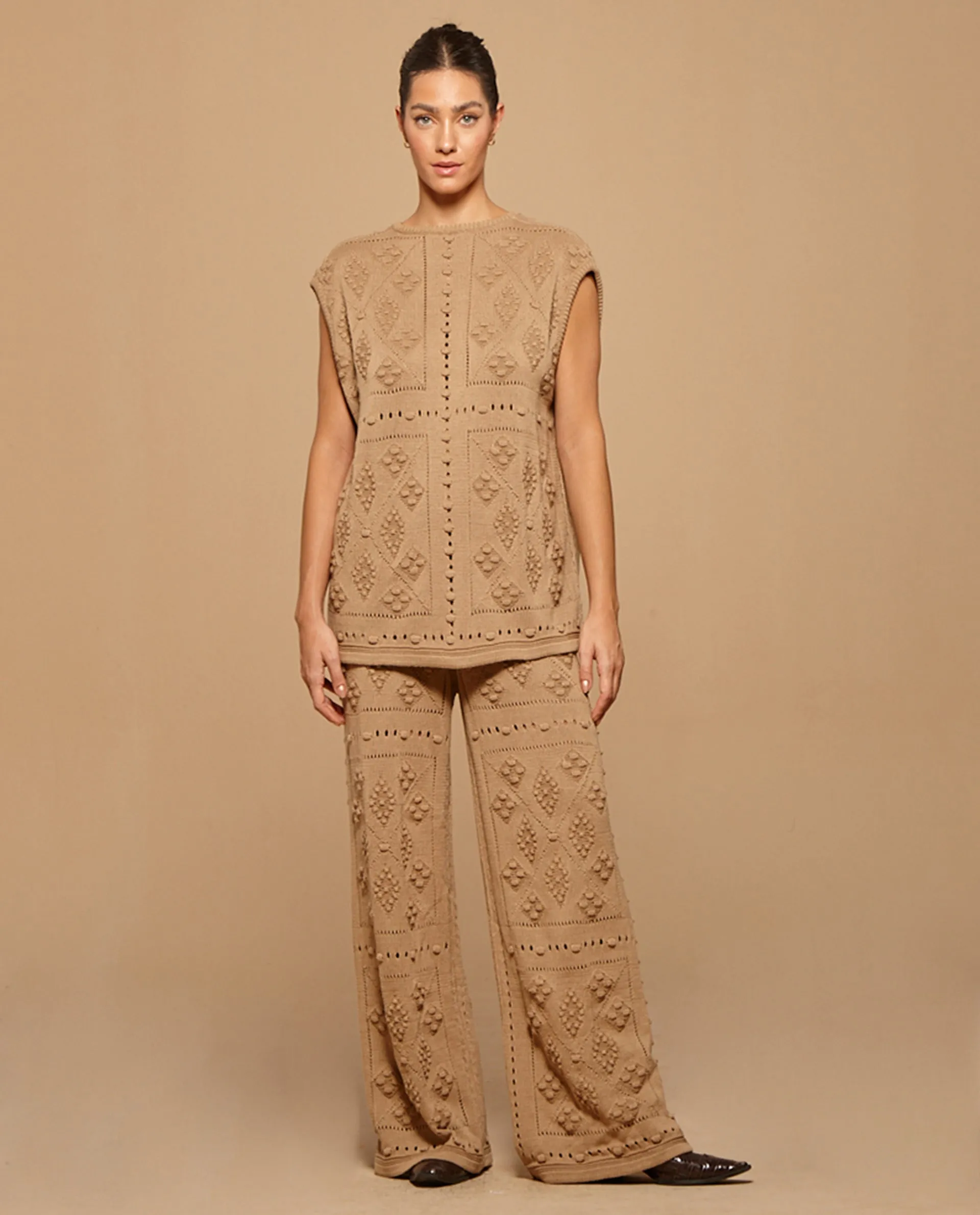 Beige Bacha Nostalgic Pants