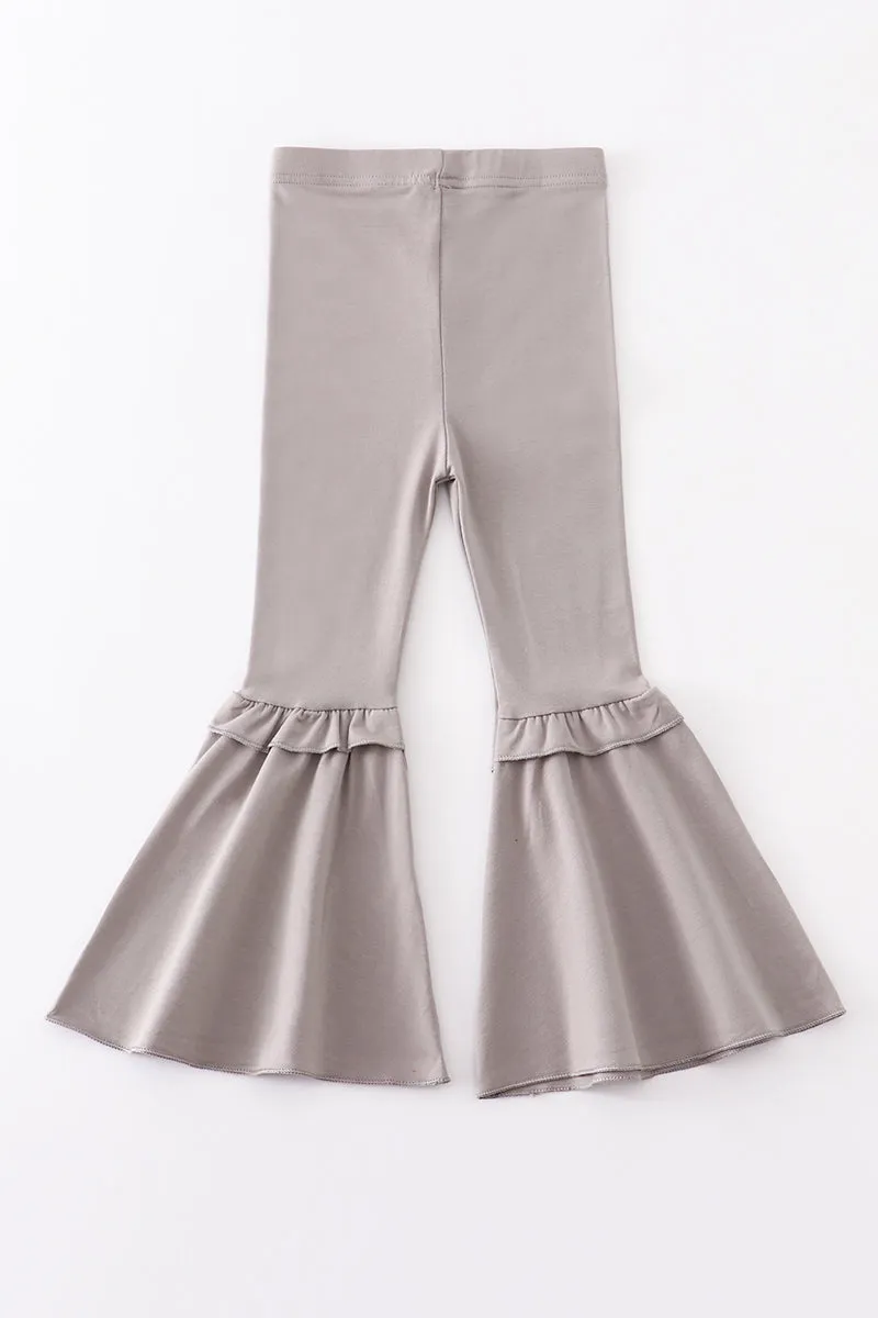 Beige bell pants