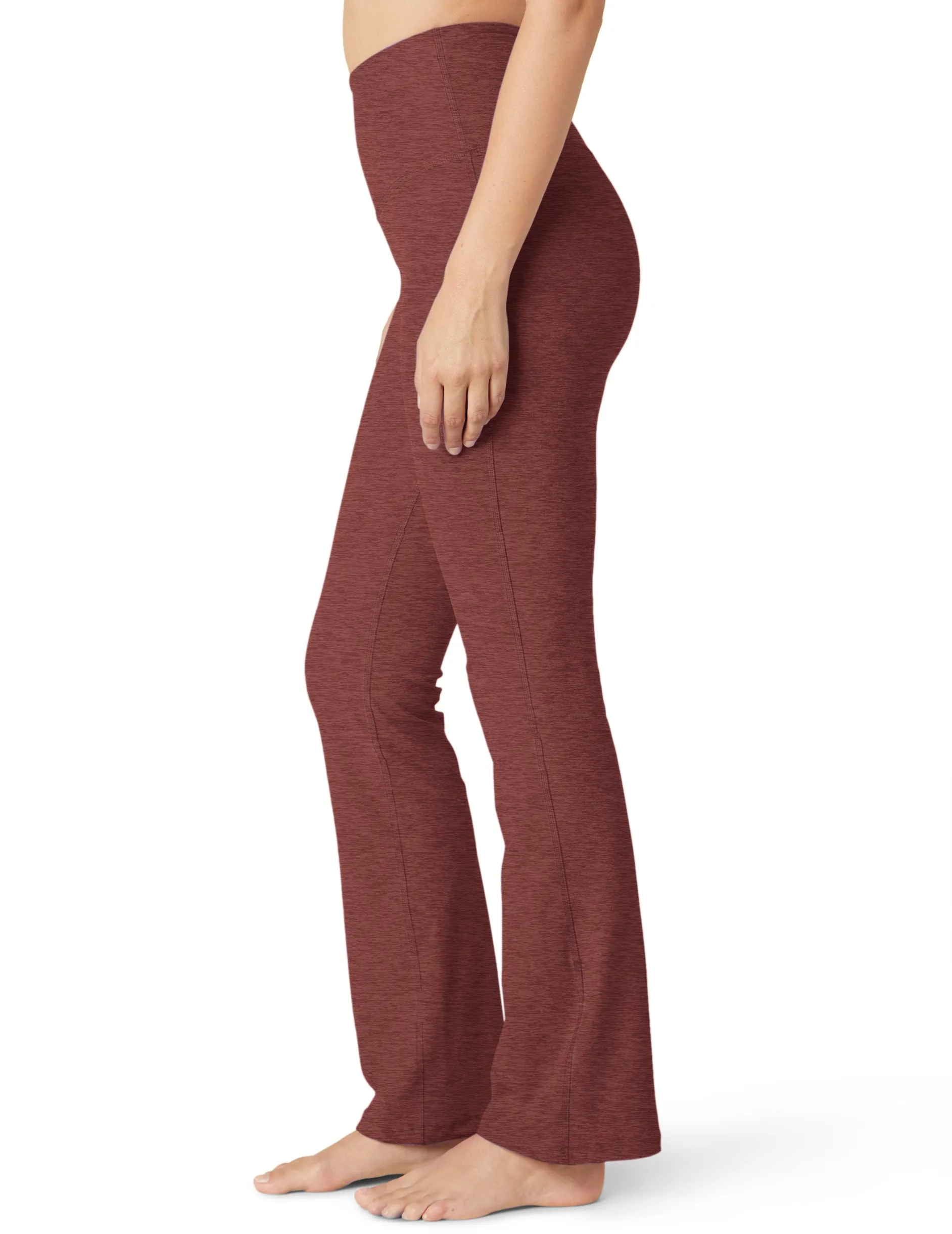 Beyond Yoga High Waisted Practice Pant - Grape Rose Heather