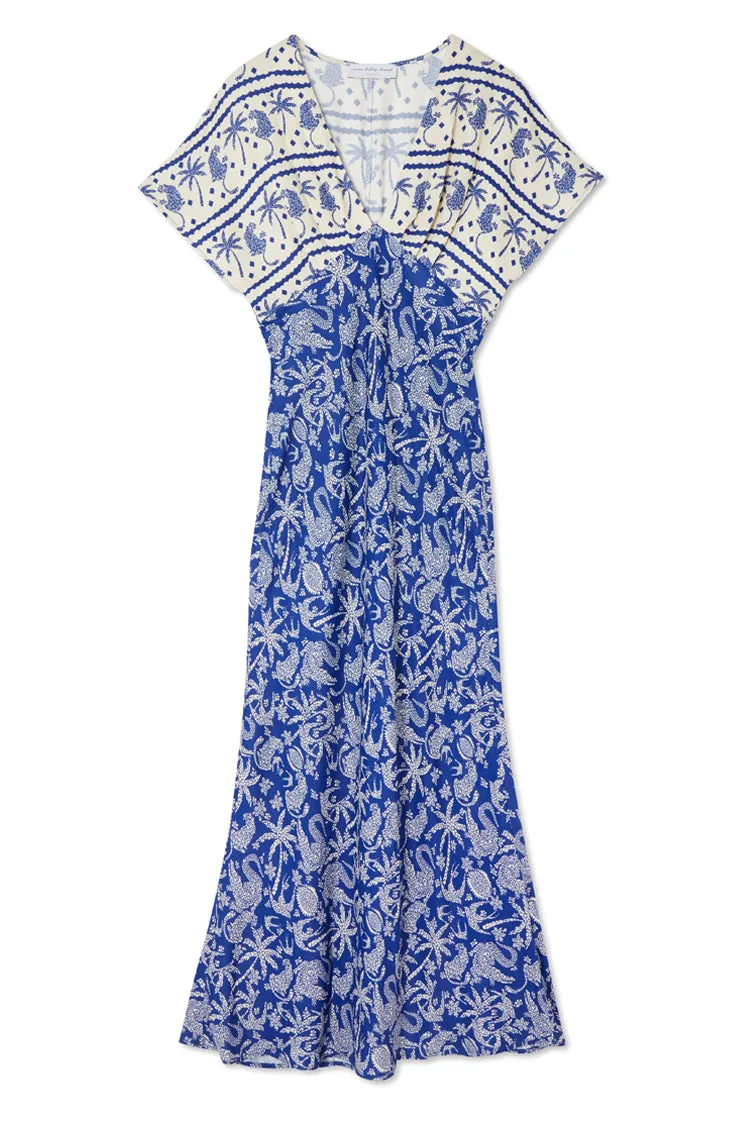 Blue Mosaic Elodie Dress