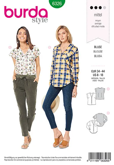 Burda Shirts 6326