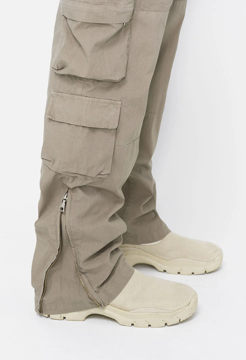 Cotton Himalayan Cargo Pants / Tan