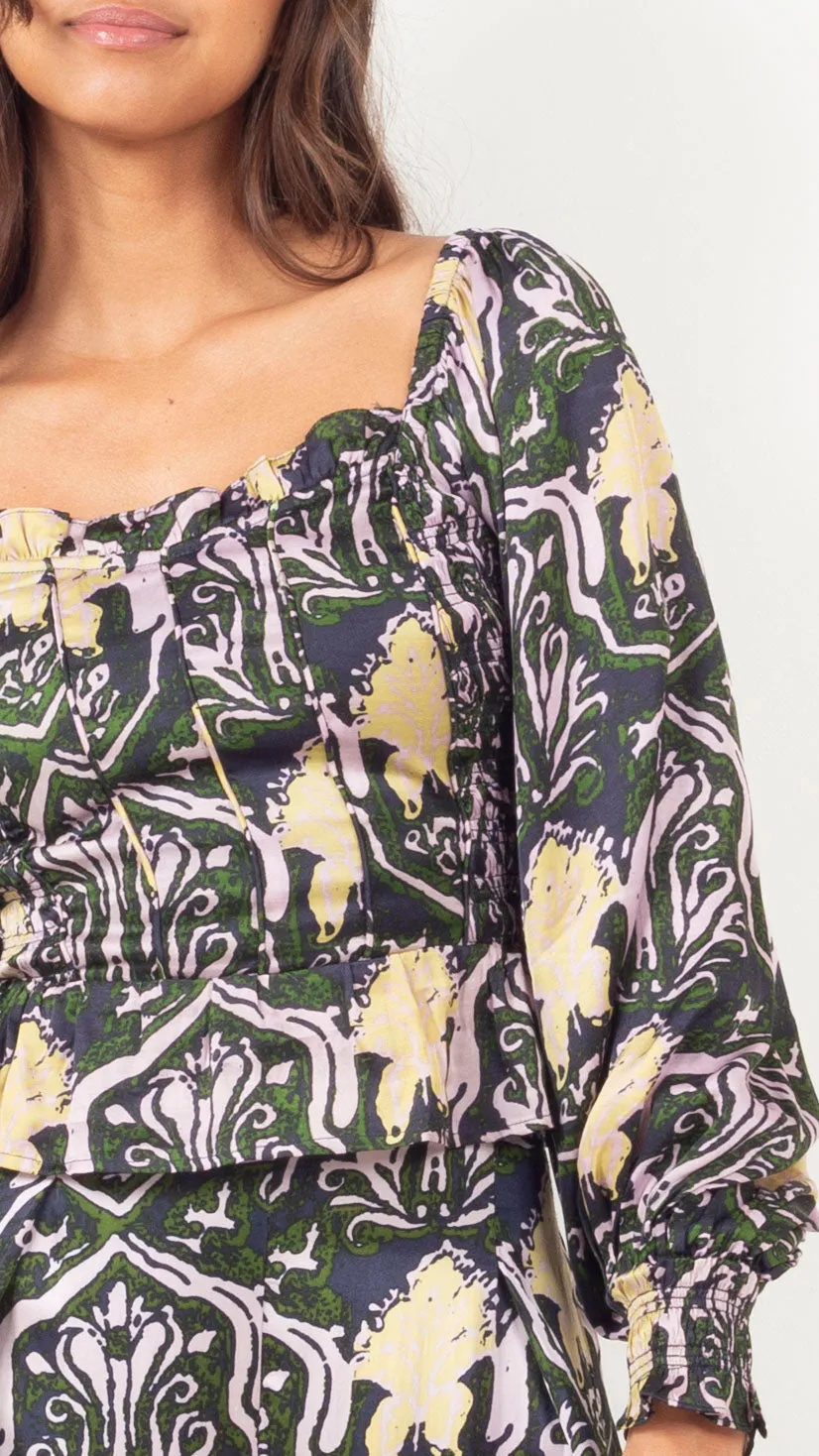 Dakota Blouse - Casblanca Print