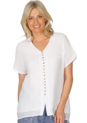 Emily Adams Breeze Top (Blue or White)