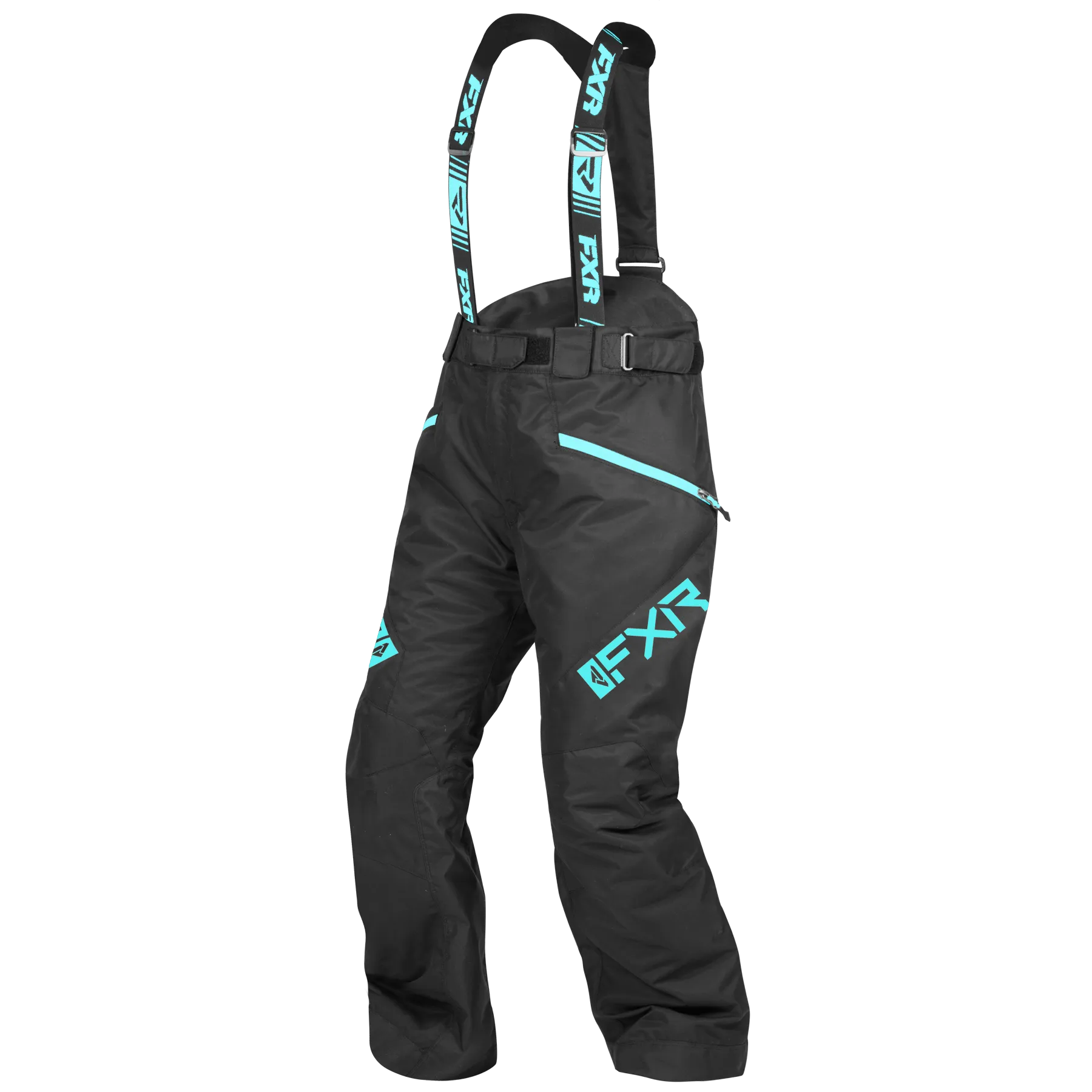 FXR Women's Fresh Pant Black/Sky Blue