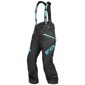 FXR Women's Fresh Pant Black/Sky Blue