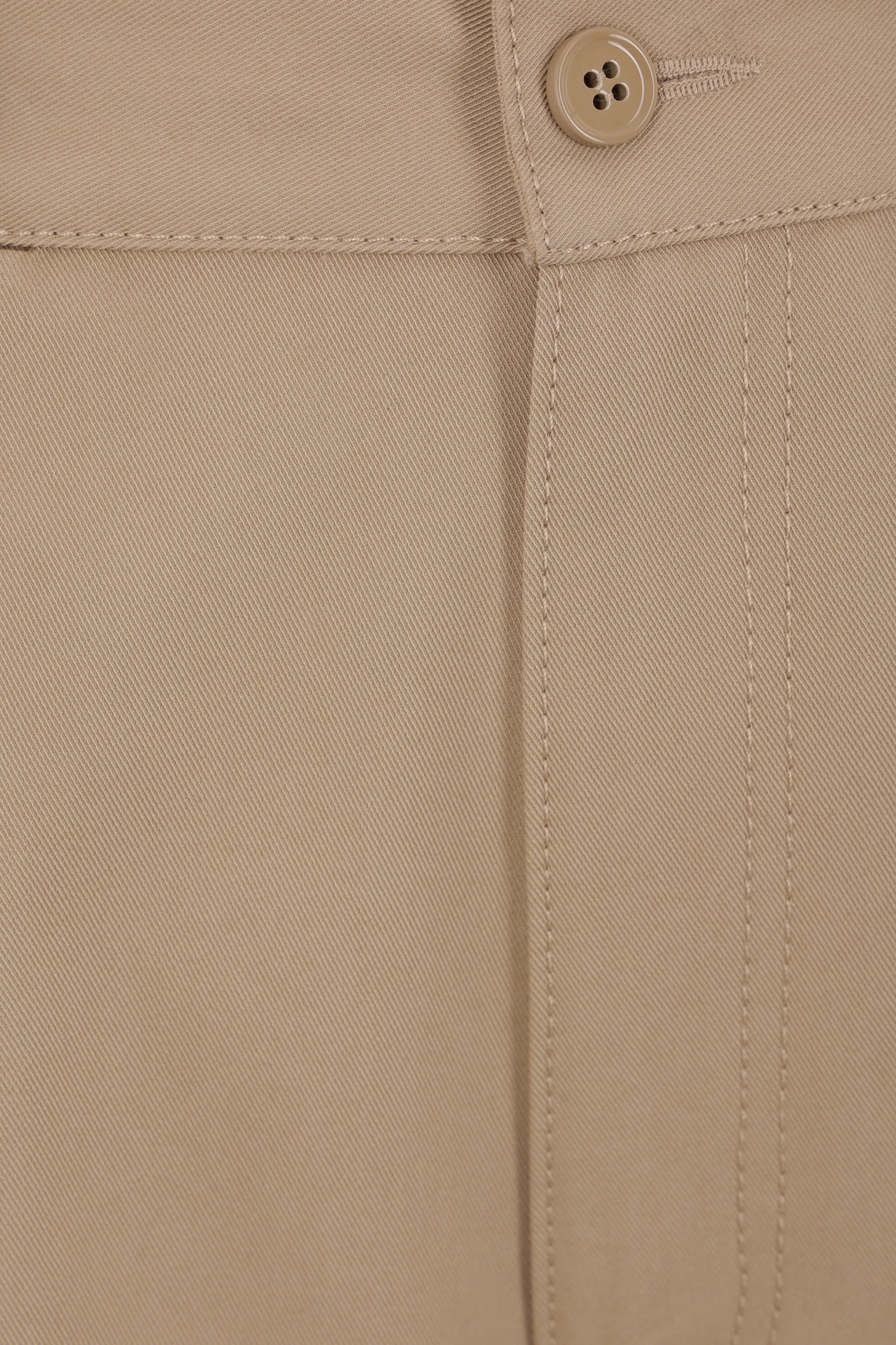 gabardine wide-leg pants with panel