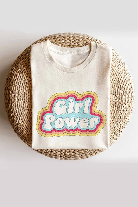 GIRL POWER GRAPHIC TEE PLUS SIZE