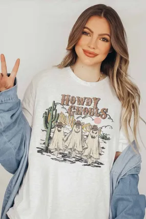 HOWDY GHOULS GRAPHIC TEE PLUS SIZE