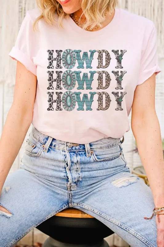 HOWDY LEOPARD GRAPHIC TEE