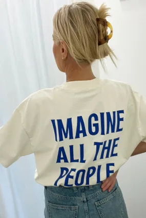 Imagine Tee Heavy - Blue