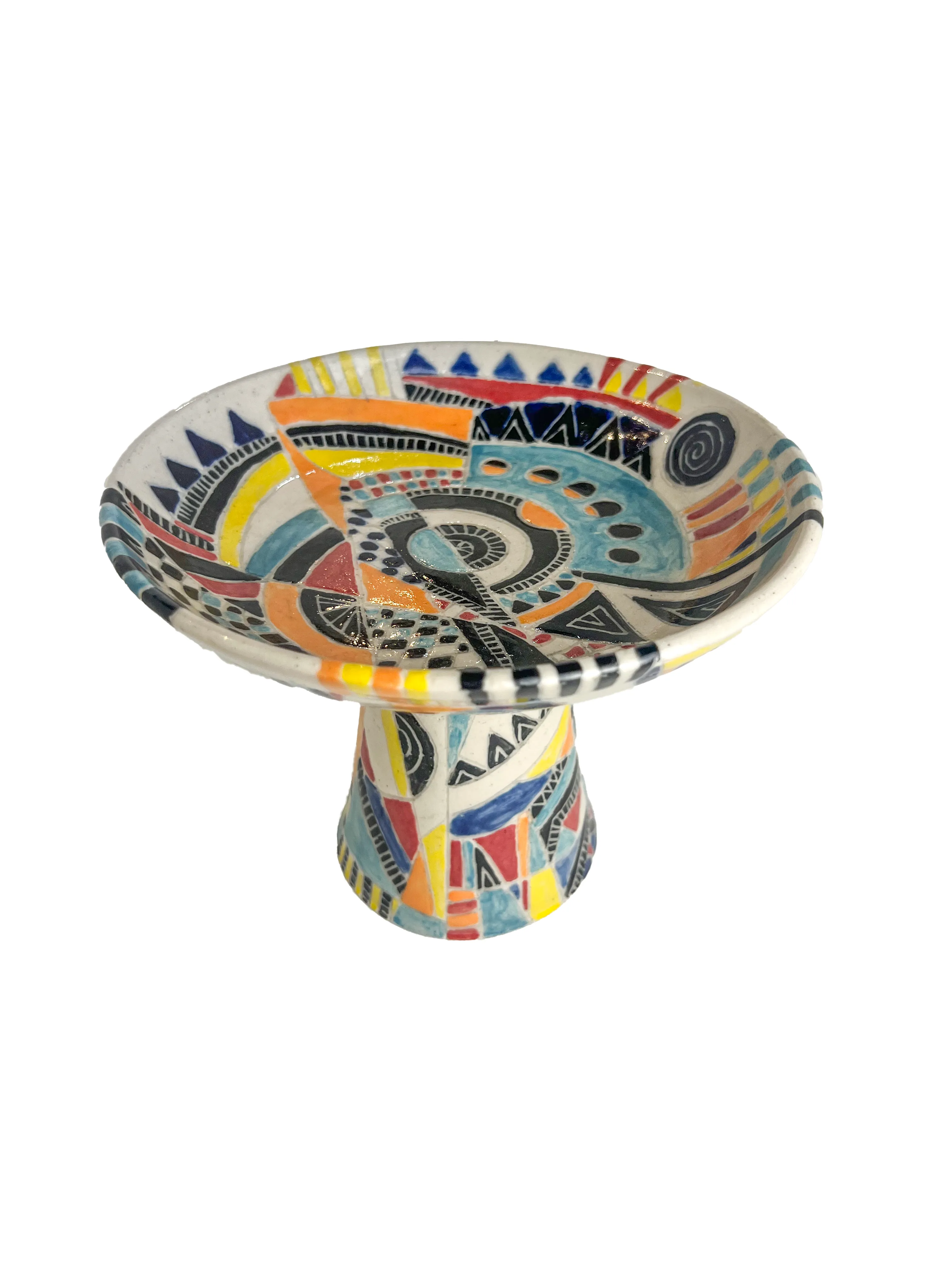 Joanne Jaffe, Ceramic Plate on Pedestal