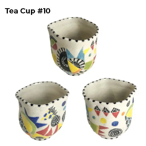 Joanne Jaffe, Ceramic Tea Cups