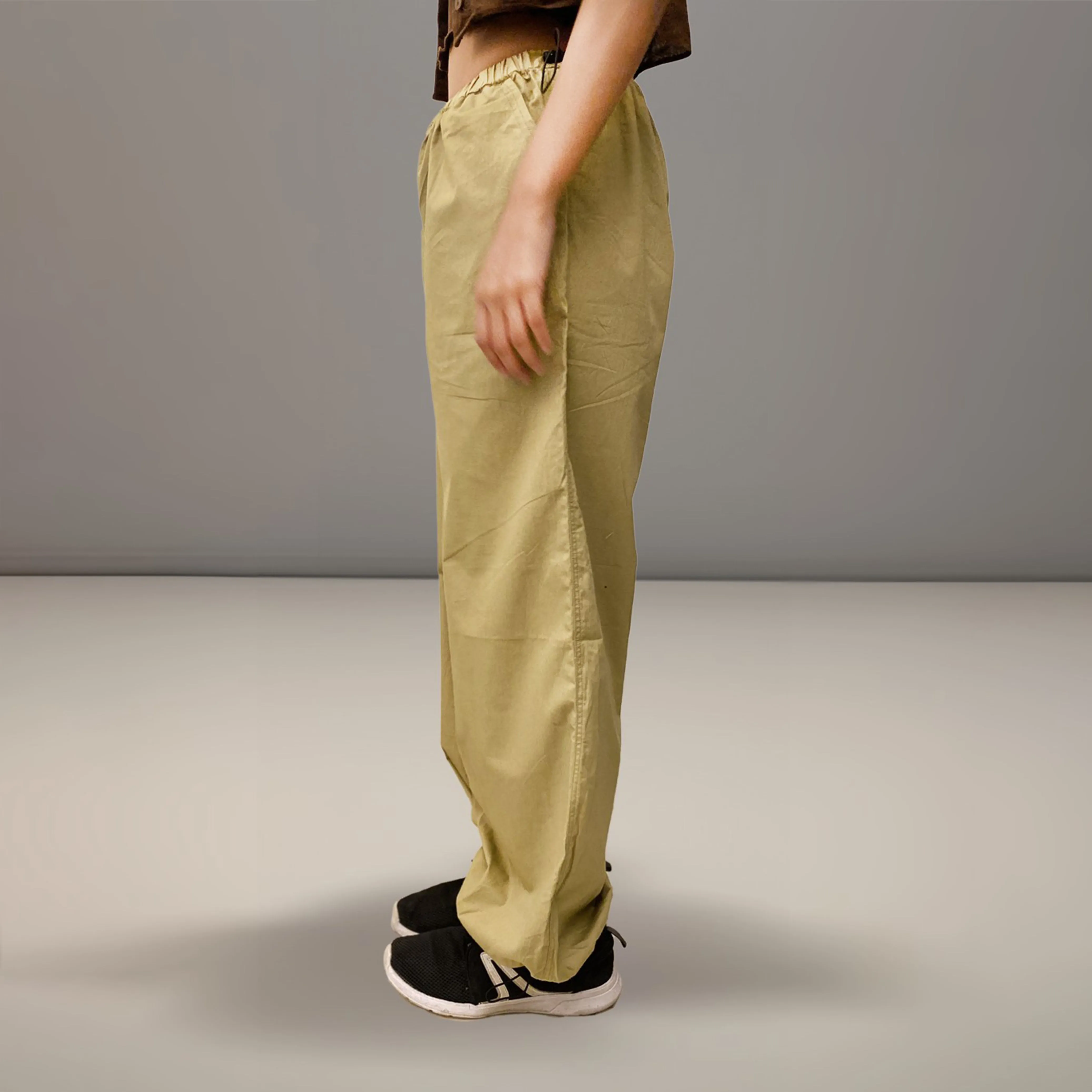 Khaki Parachute Pants