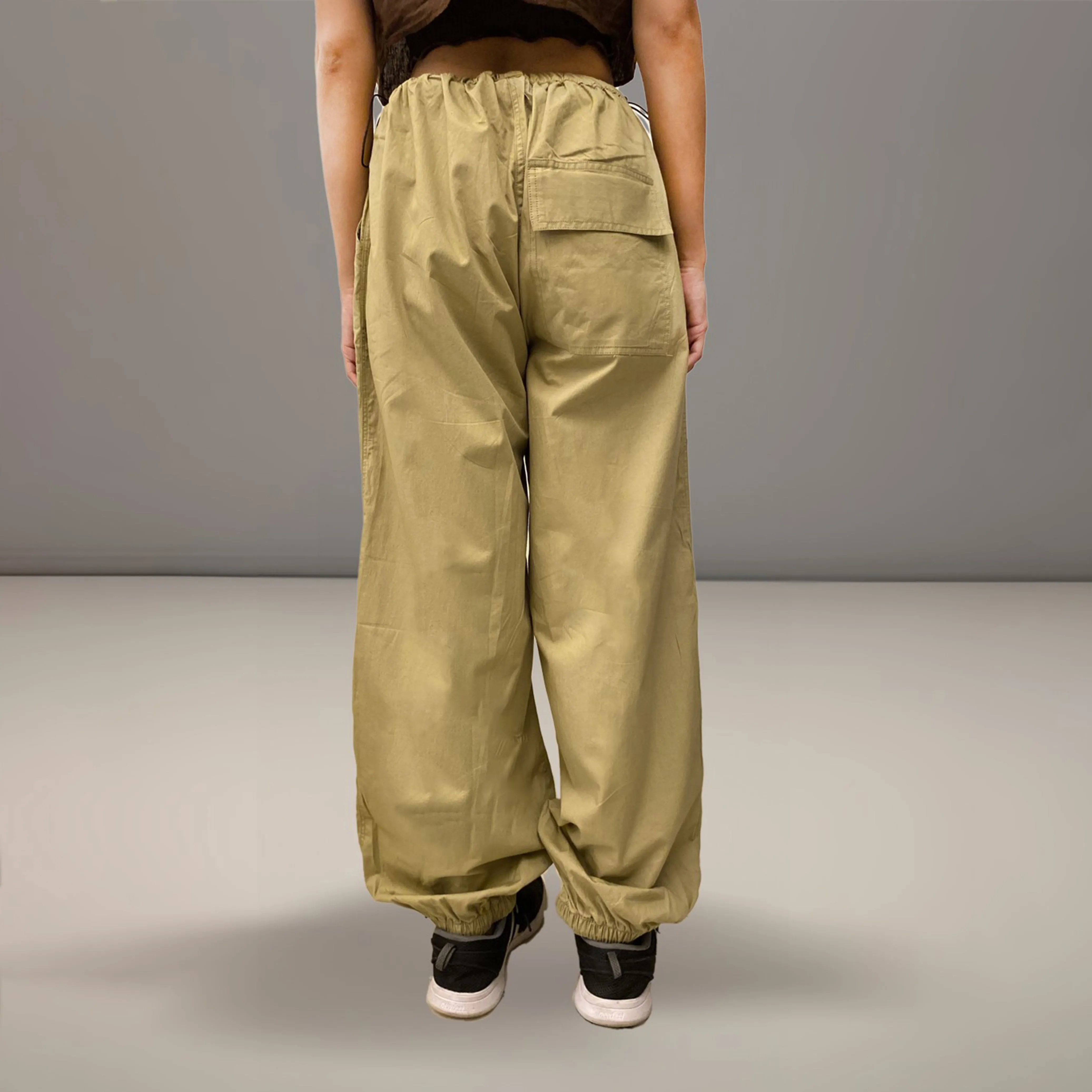 Khaki Parachute Pants