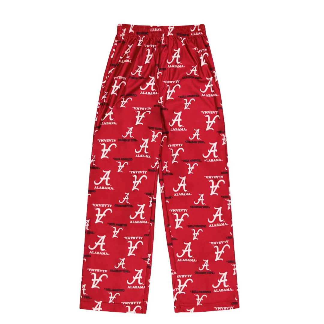 Kids' (Junior) Alabama Crimson Tide Printed Pant (K48LF469)