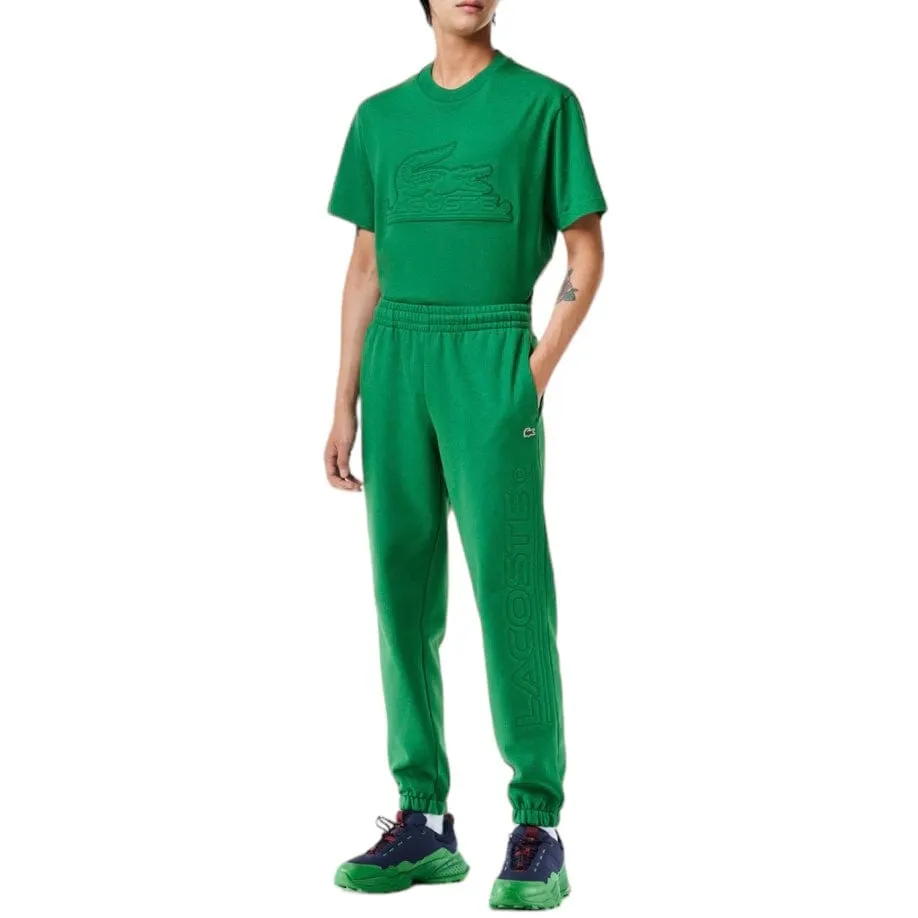 Lacoste Mens Logo Detail Sweatpants in Green - XH2101-51, Stylish and Comfortable Casual Wear.