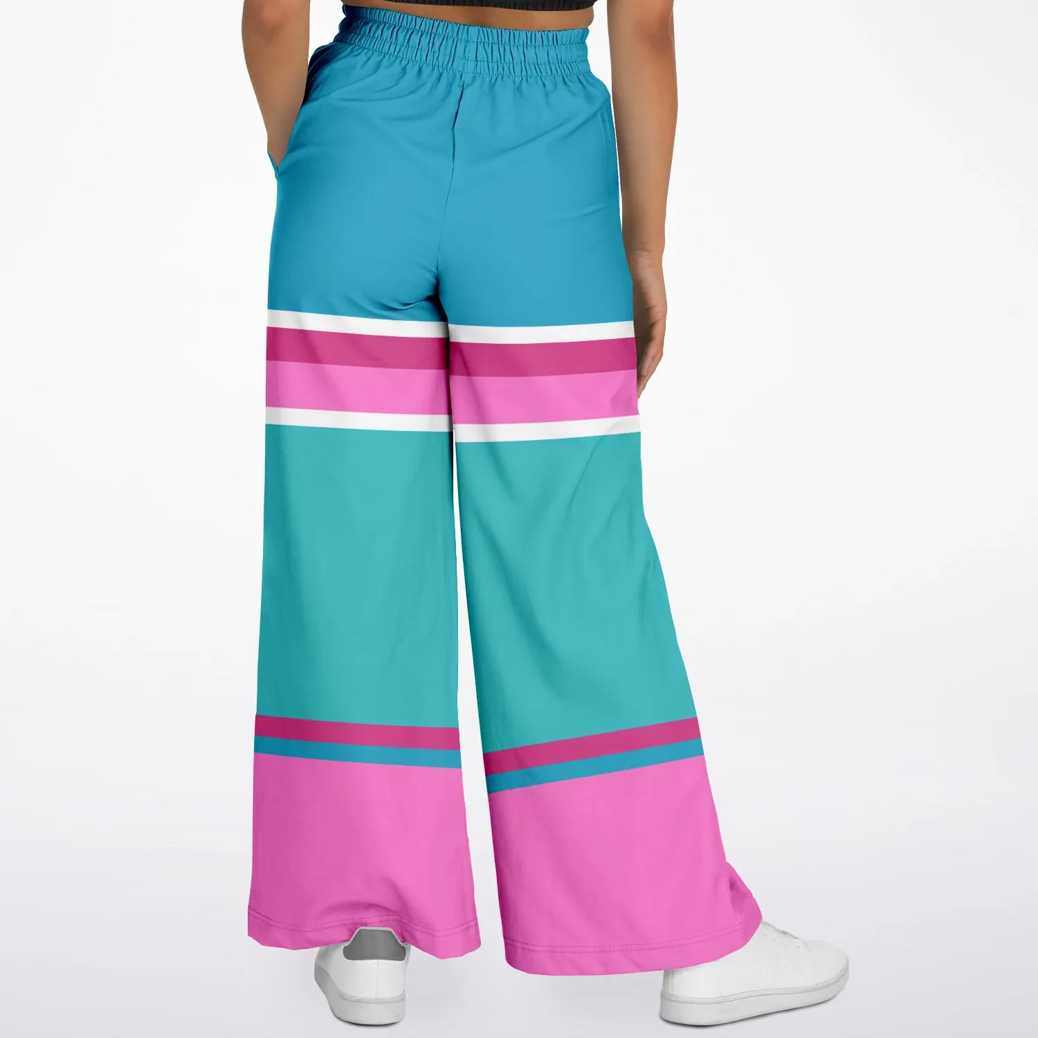 Maxwell Pink LTD SW Eco-Poly Stretchy Phat Bellbottoms