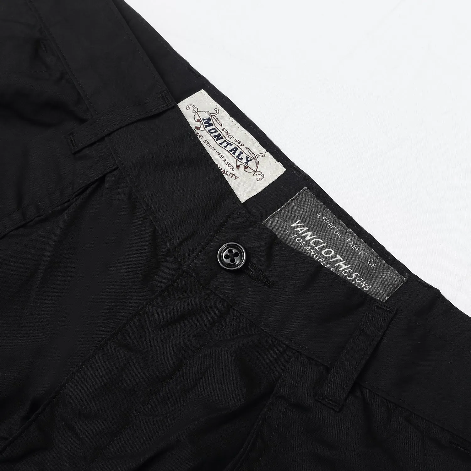 Monitaly - Utility Pants - Black