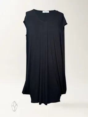 Natasha Dress - Black Rayon Jersey