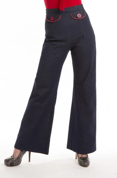 Navy Sailor Pants