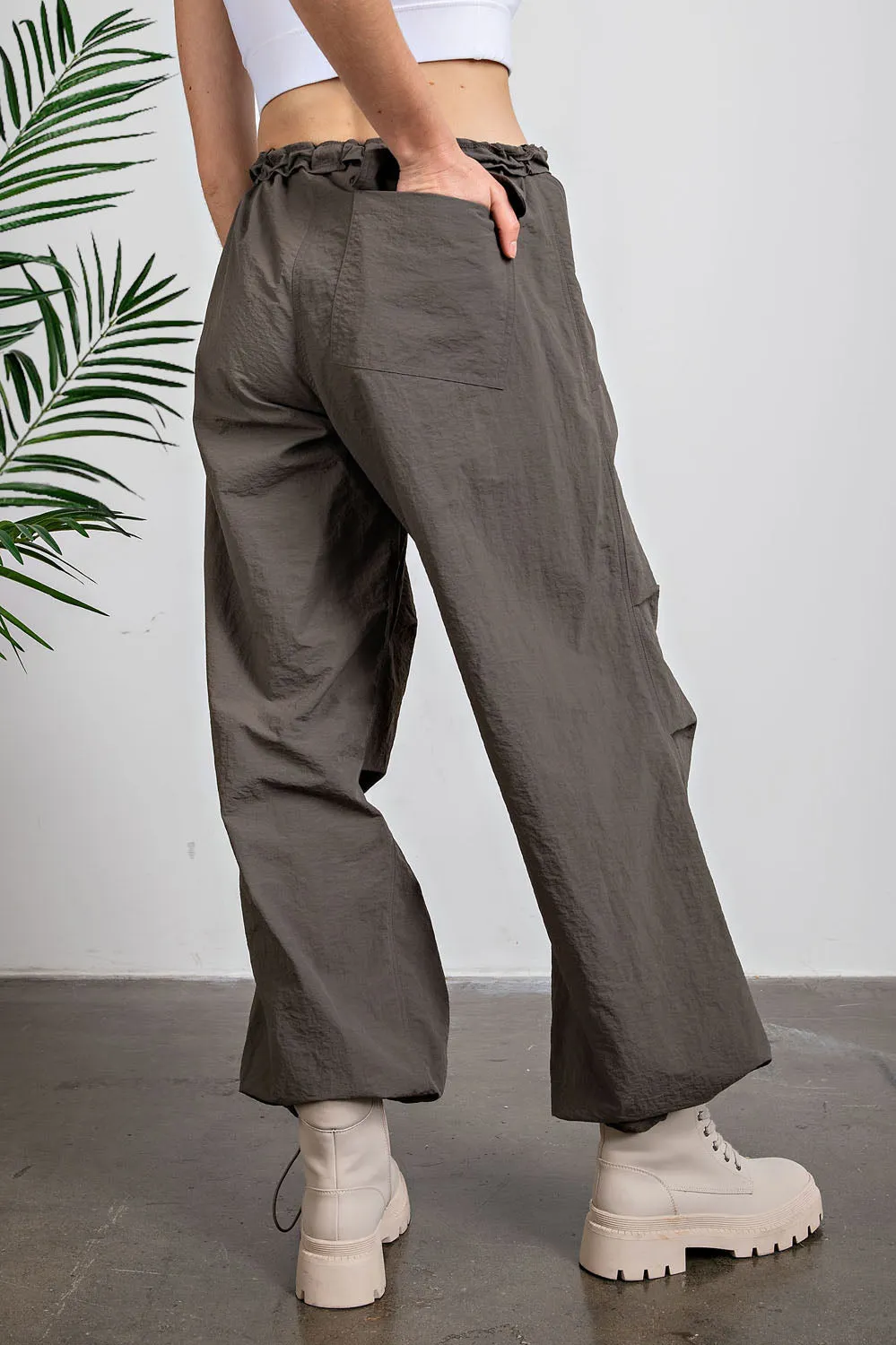 Nylon Parachute Pants