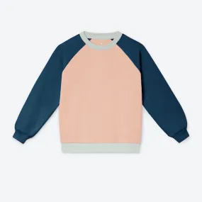 Oh-So Cosy Sweater Colorblocking I Night Blue I Aqua Grey