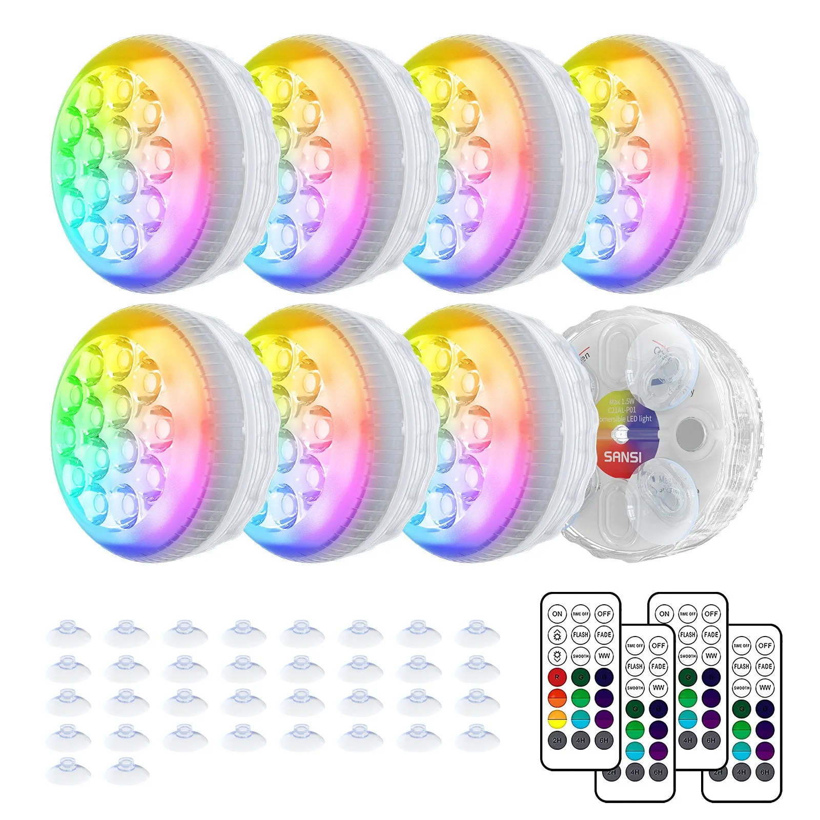 RGB LED Submersible Pool Light (US ONLY)