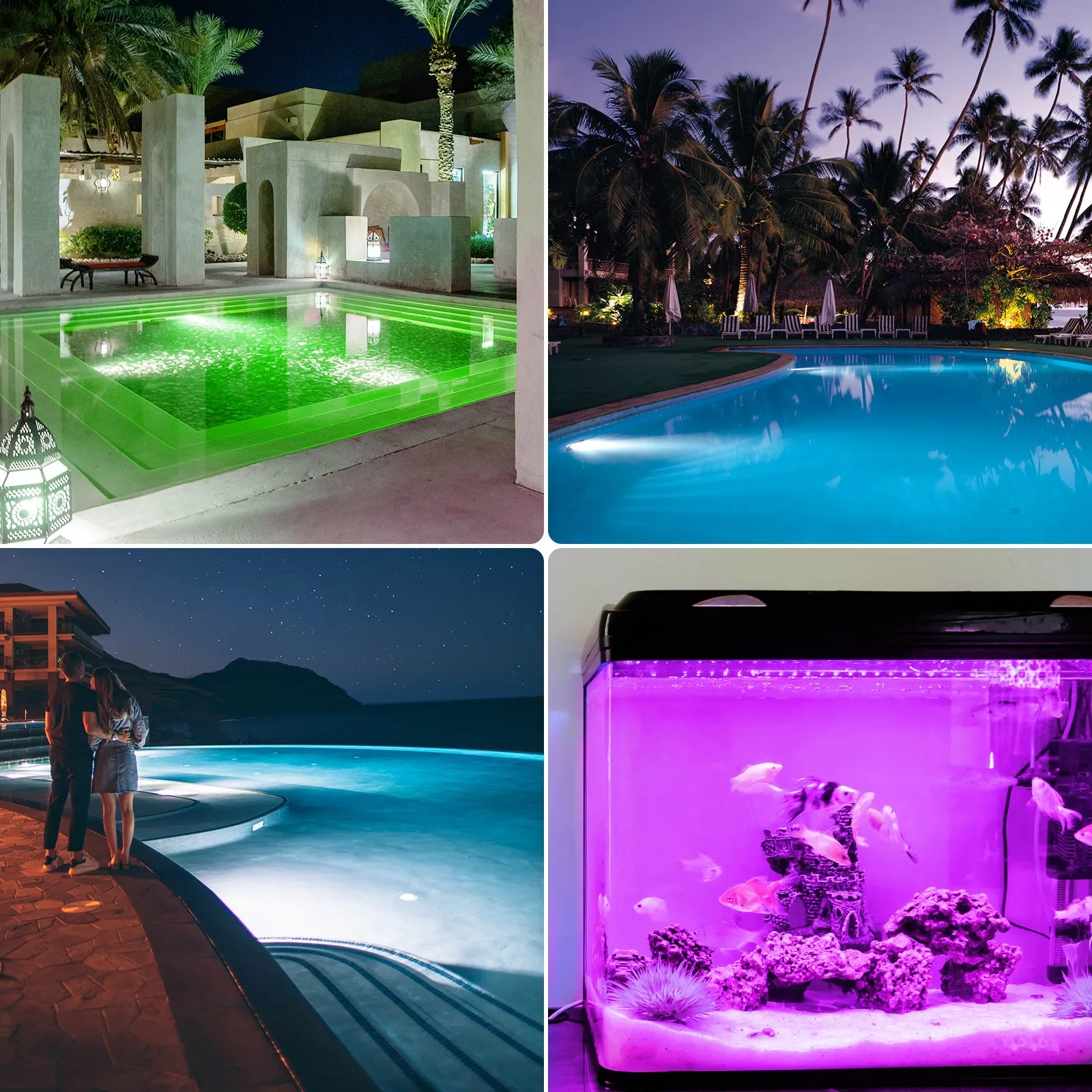 RGB LED Submersible Pool Light (US ONLY)