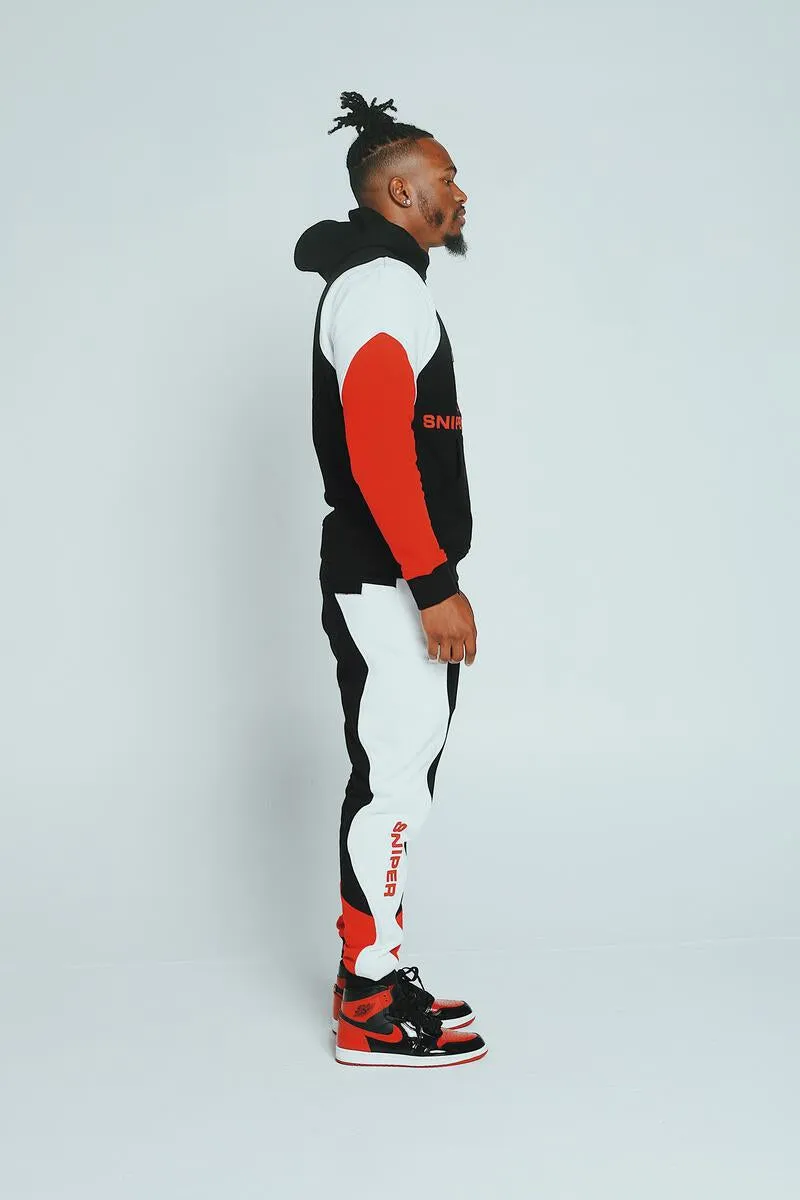 SG WAVY JOGGERS BLACK/RED