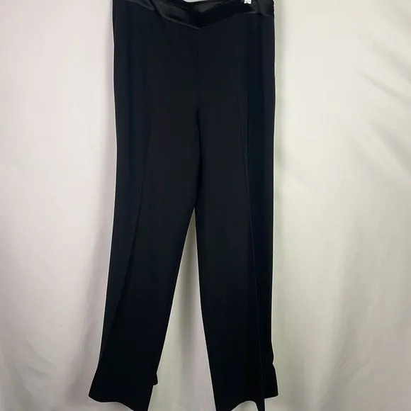 StJohnBlack Wide Leg Slacks