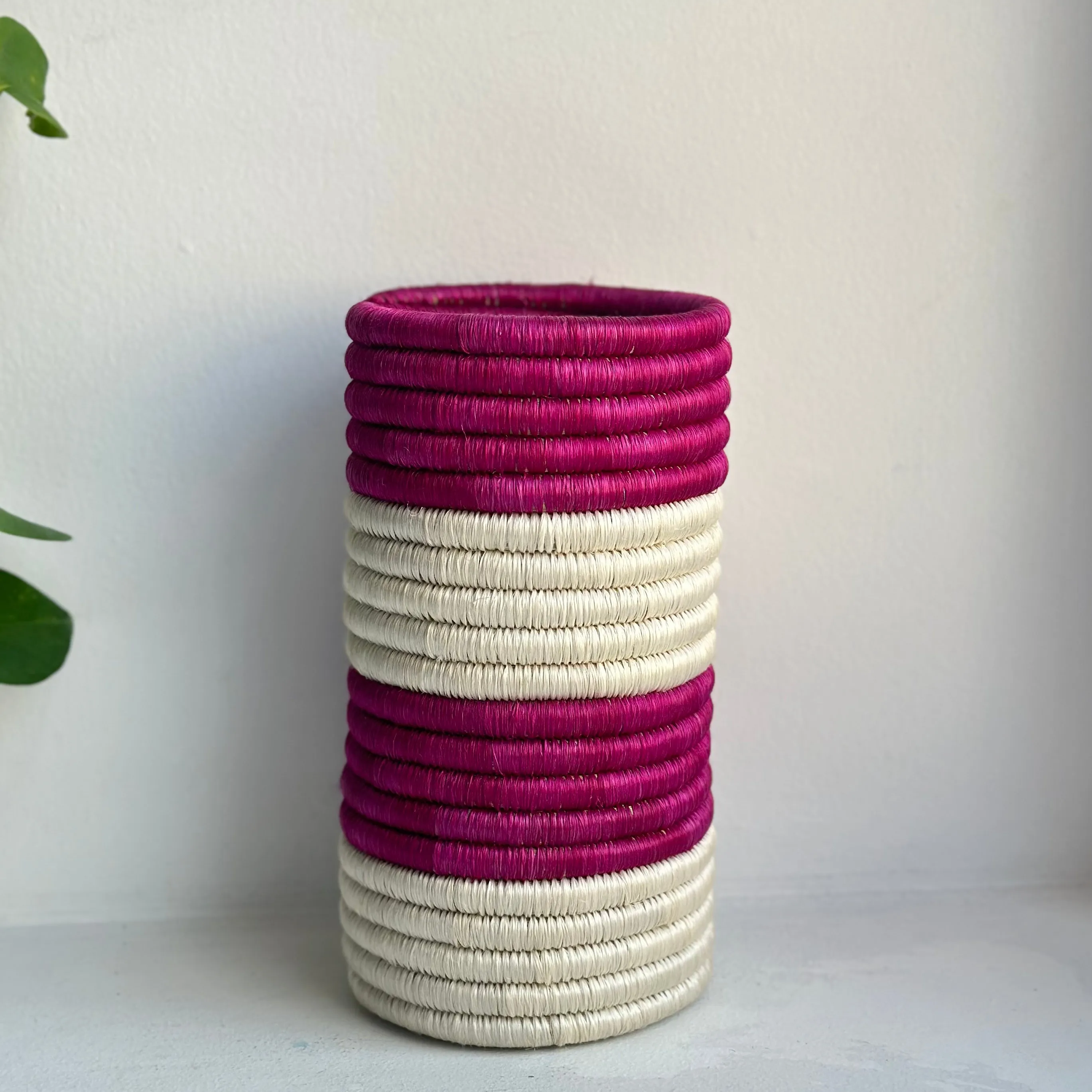 Stripes Woven Vase (click for more colors)