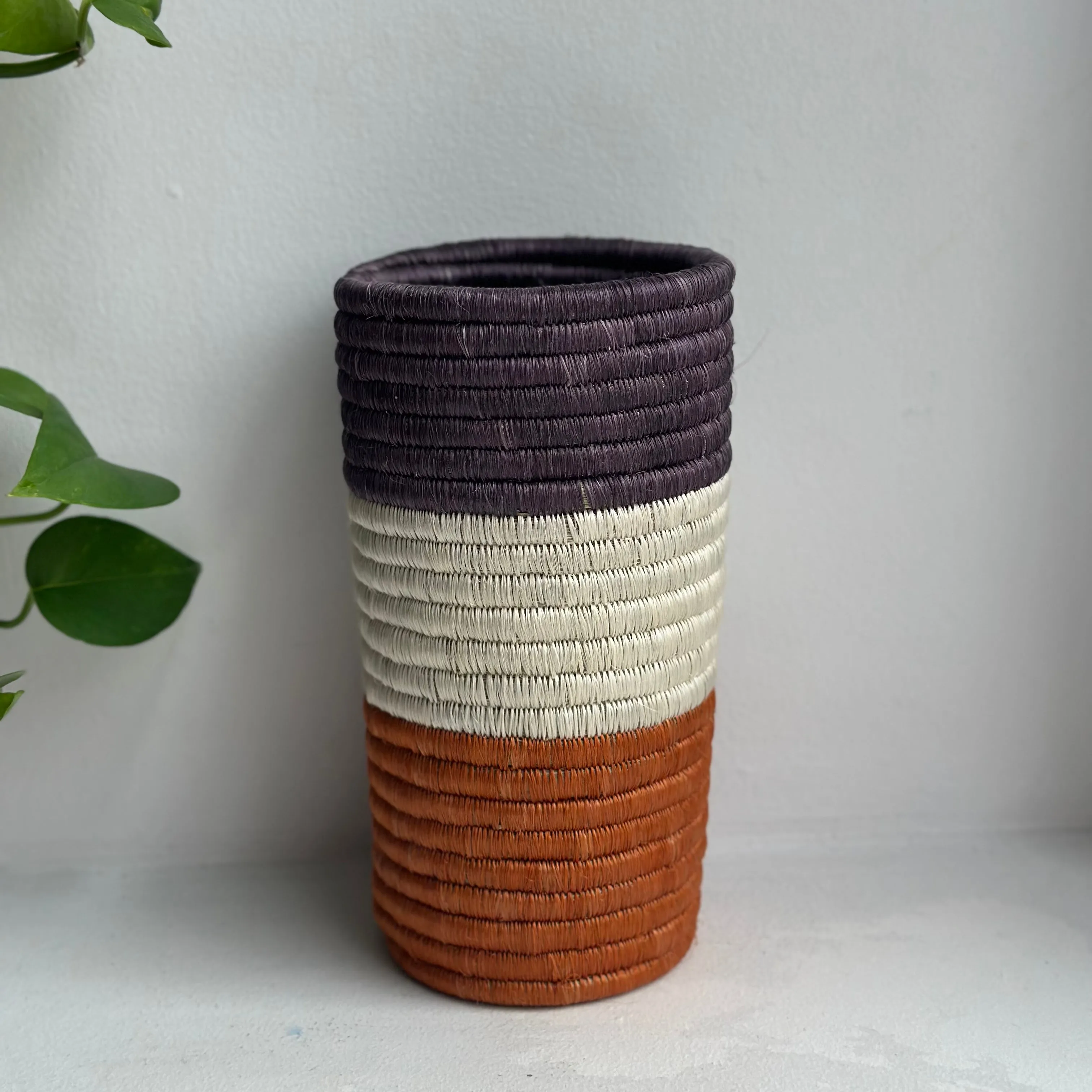 Stripes Woven Vase (click for more colors)