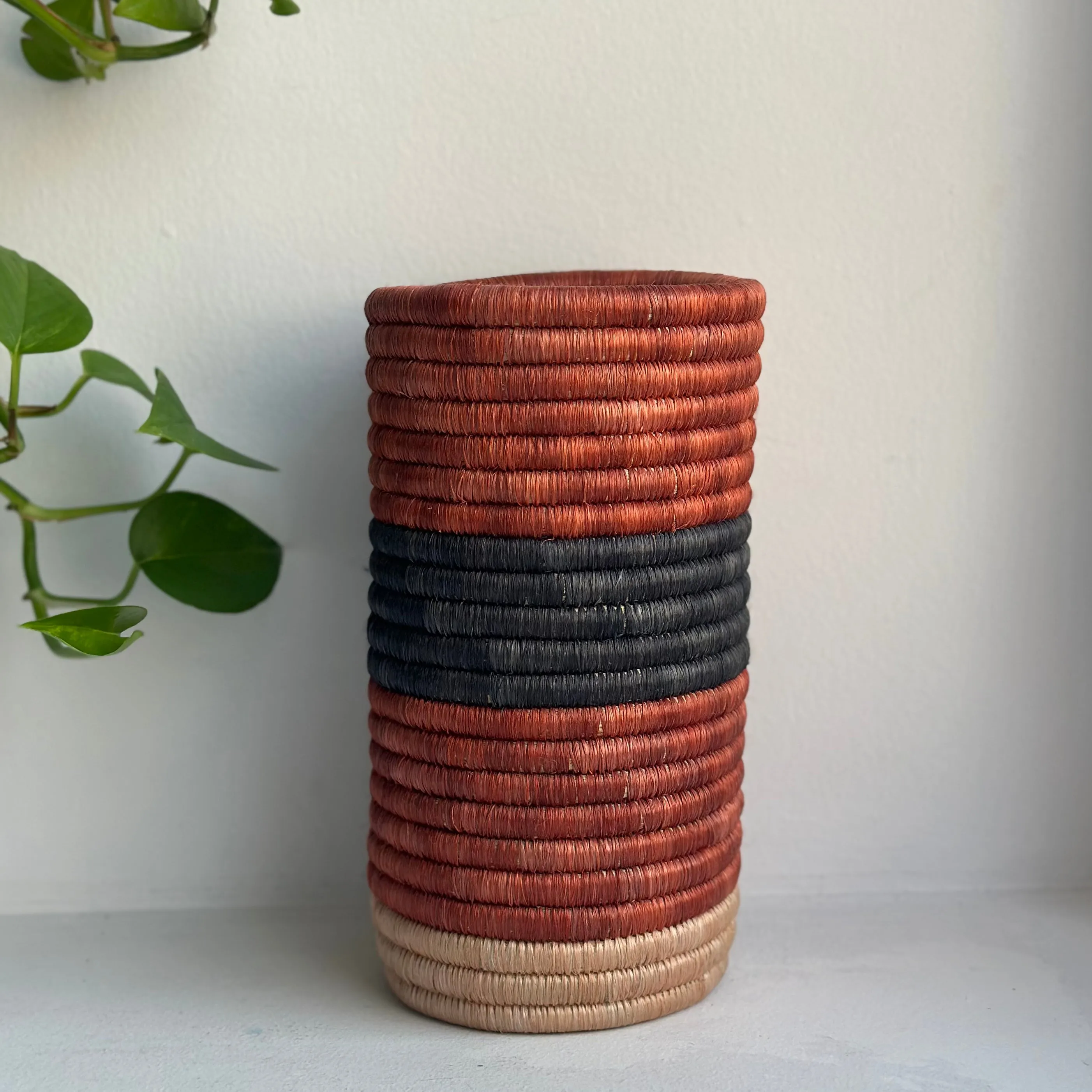 Stripes Woven Vase (click for more colors)