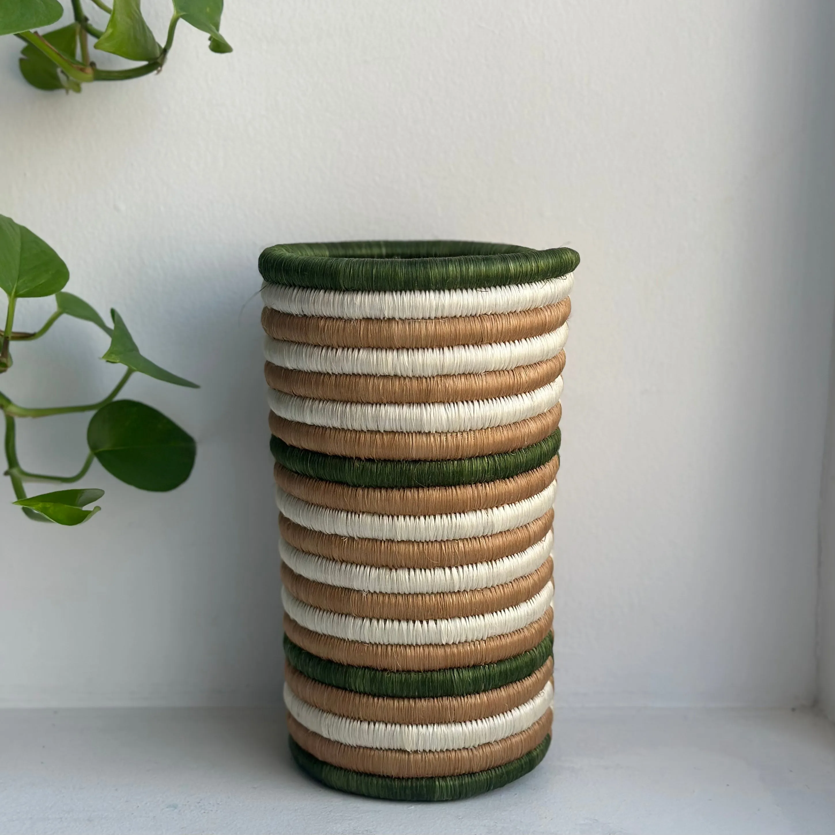 Stripes Woven Vase (click for more colors)