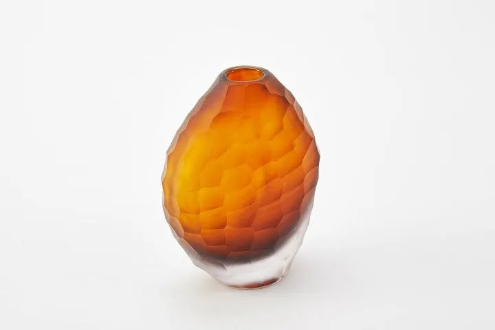 The Foundry House Calypso Autumn Vase Glass