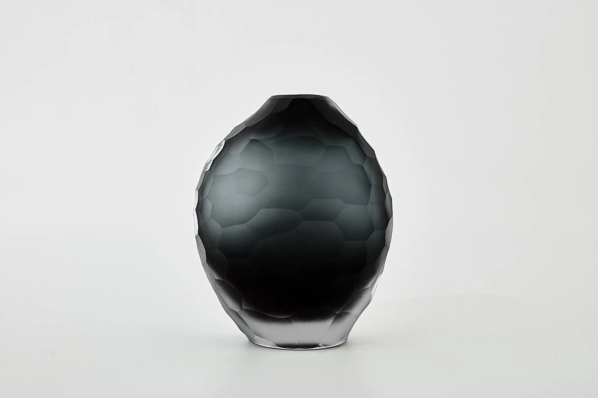 The Foundry House Calypso Dark Smoke Vase Glass