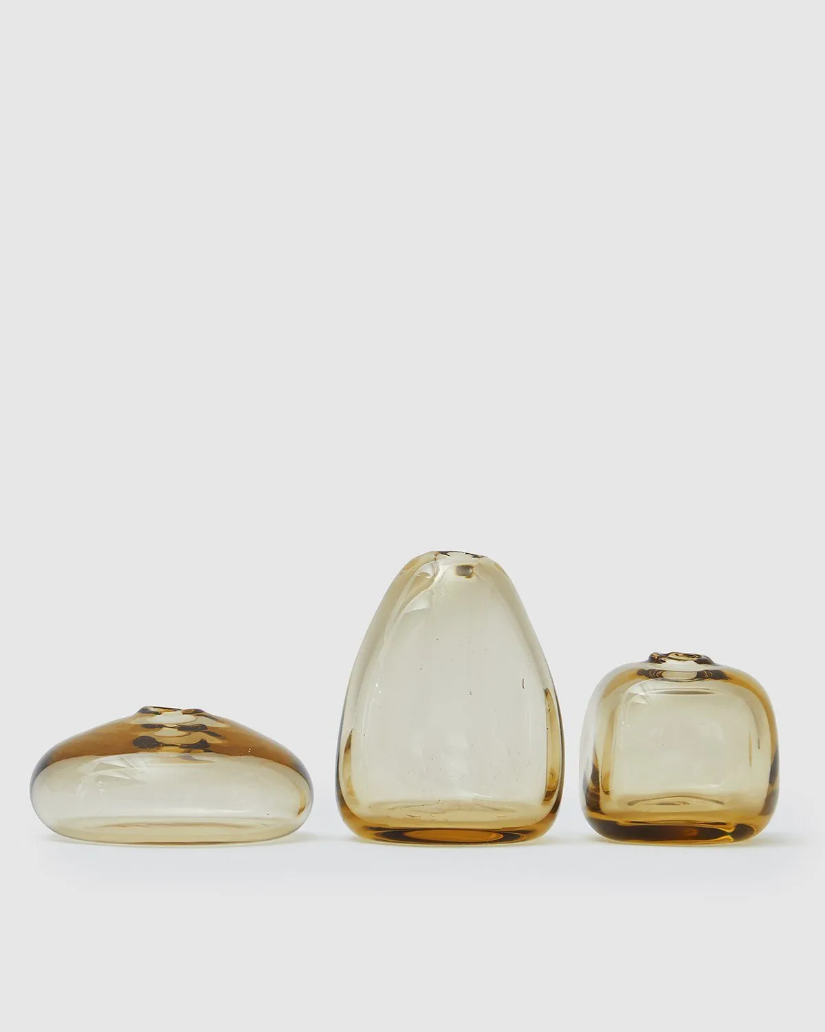 Trio of Kelly Bud Vases - Honey