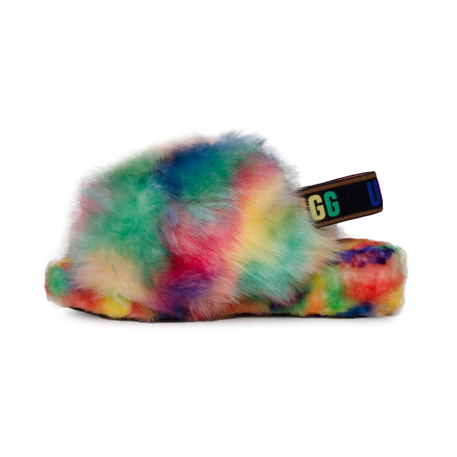 UGG Fluff Yeah Pride Rainbow Slippers - Women's