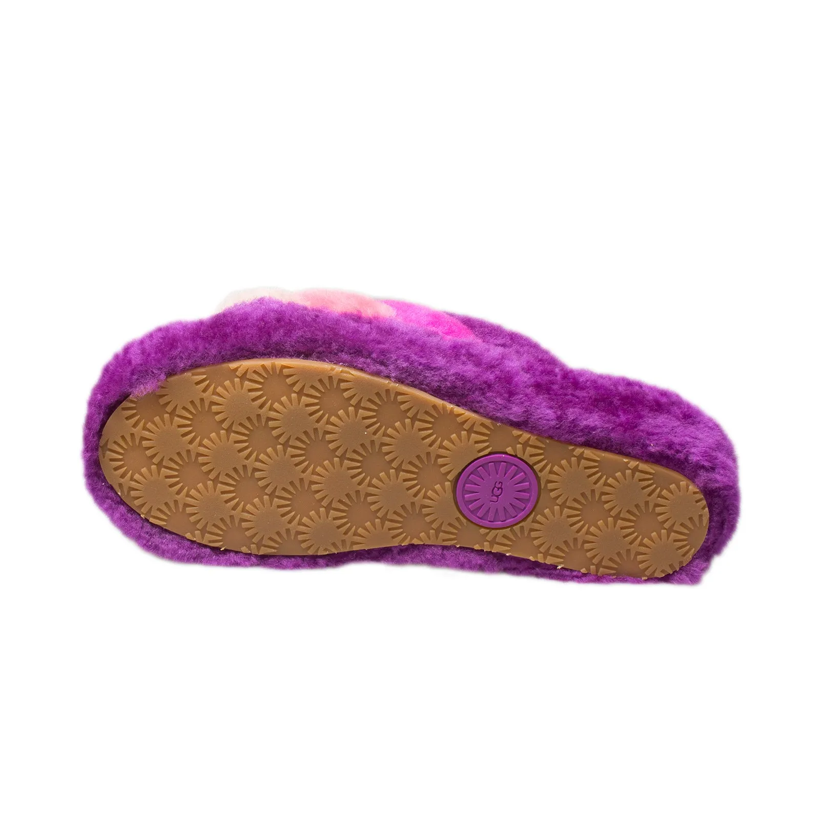 UGG Fluff Yeah Slide Berrylicious Multi Slippers - Women's