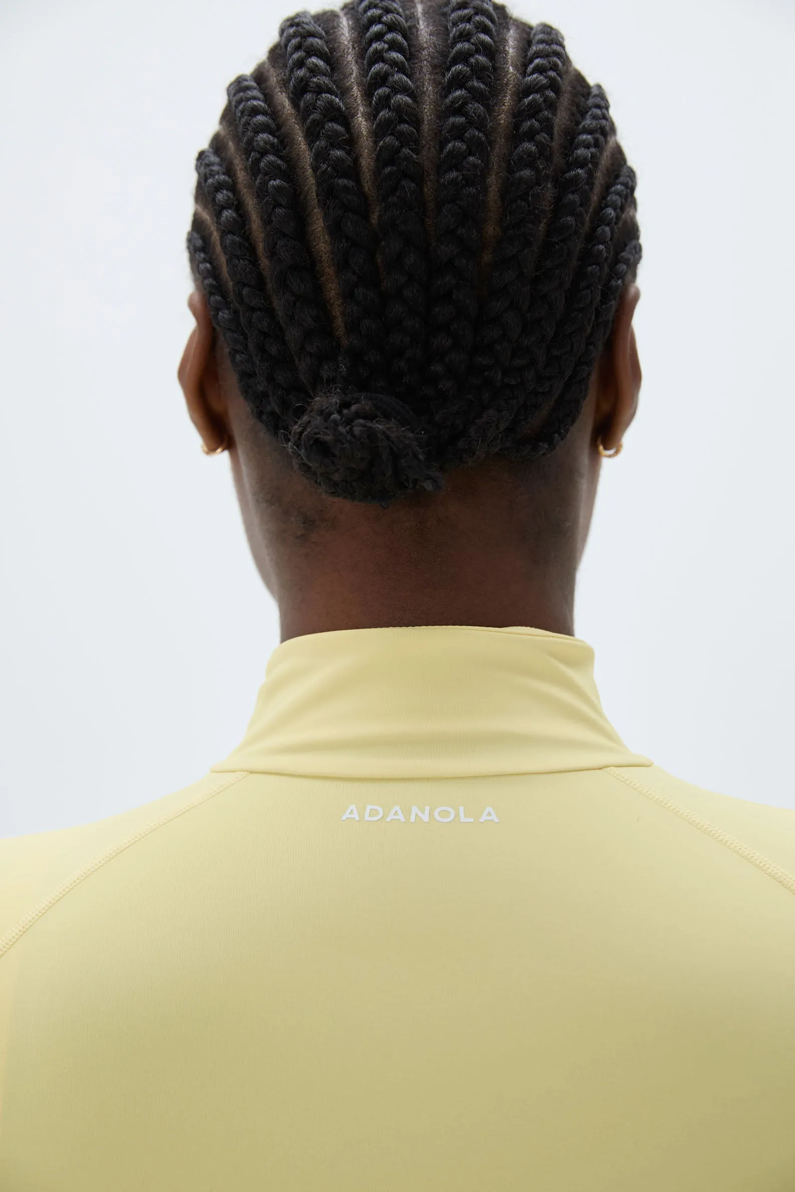 Ultimate Long Sleeve Quarter Zip Top - Lemon Yellow