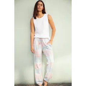 Velvet Women's Tie Dye Fleece Pant - SUNRISE