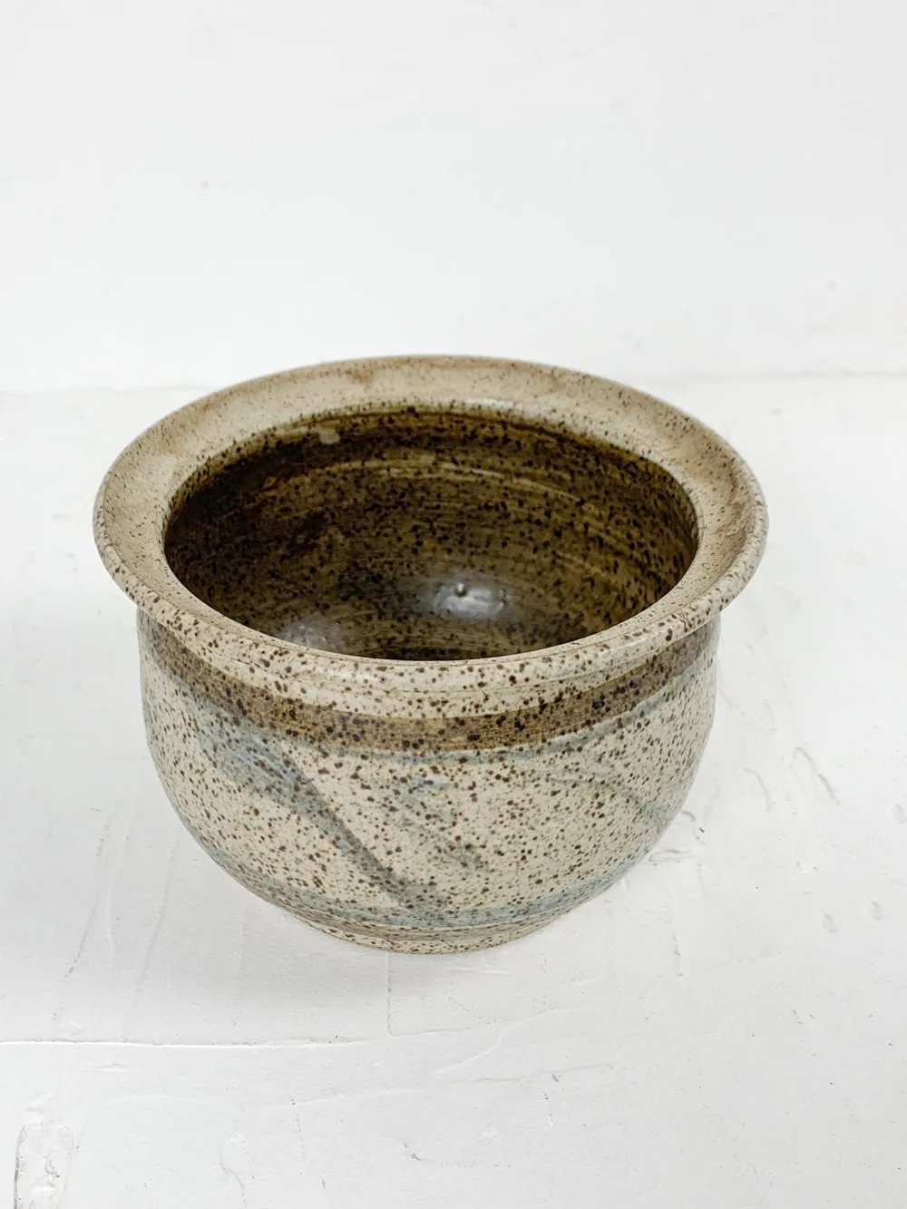 Vintage Speckled Earth Tone Studio Pottery